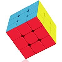 Los mejores  - ROXENDA Cubo de Velocidad- Qiyi Warrior S 3x3 Speed Cube Stickerless - Giro Fácil y Juego Suave &amp- Sólido Duradero ABS…